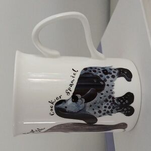 Whimsical Dogs HENLEY COLLECTION Made in England Fine Bone China Cup Mug 10 oz